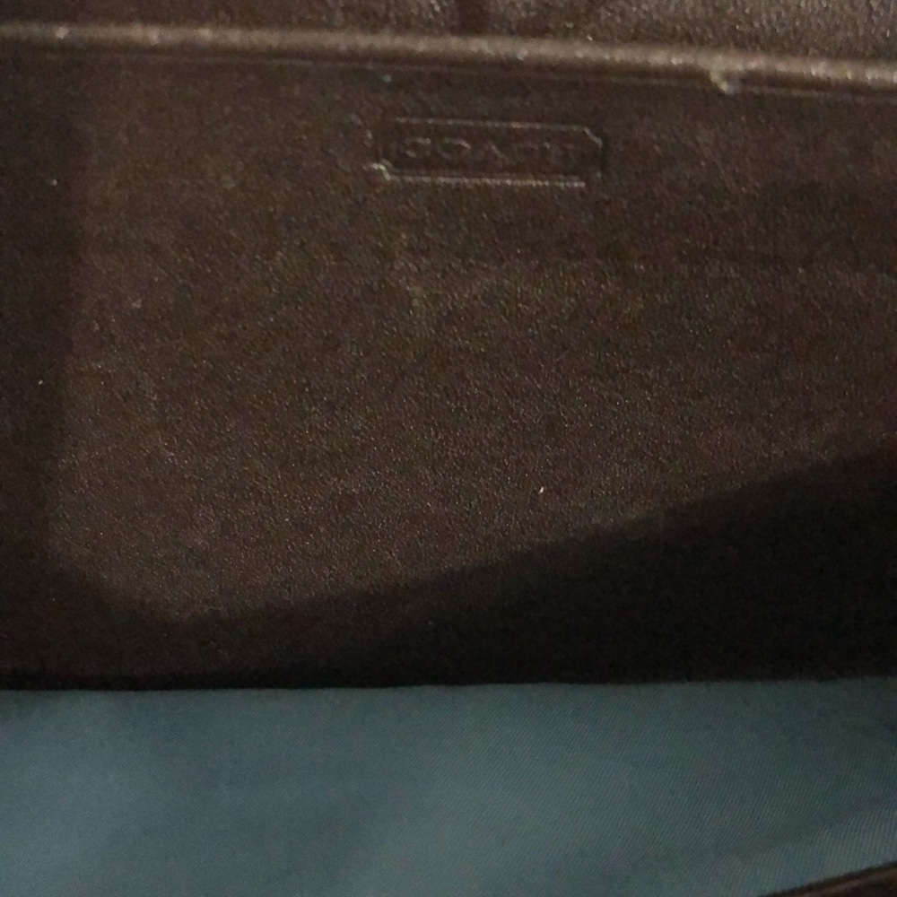 Coach Vintage Zoe Leather Zip Double Buck Wallet - Picture 11 of 11